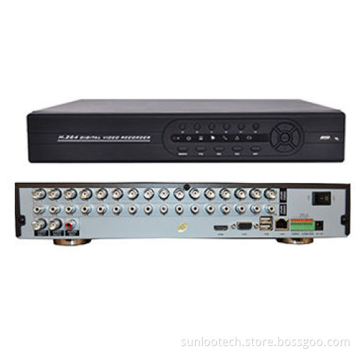 H.264 DVR, 16CH CIF recording, supports P2P function, with HDMI